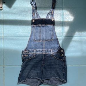 Girls Denim Overalls